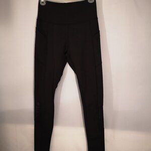 Hart Sport Ladies Size Small Ankle Length Black Elastic Waist Leggings